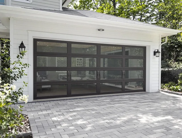 Scituate Garage Door Repair design specialist presenting custom garage door options to Scituate homeowner